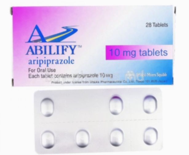 Boîte d'Abilify et carte de France