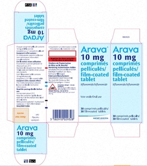 Achat Arava – comprimés de leflunomide