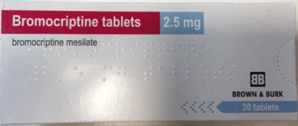 Acheter Bromocriptine - Illustration du comprimé et service de livraison