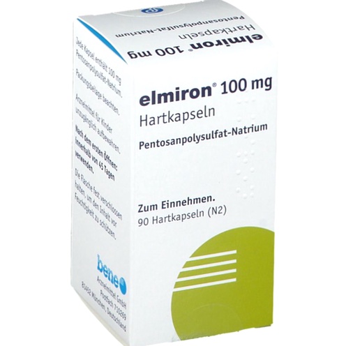 Acheter Elmiron - Illustration d'une boîte de comprimés Elmiron