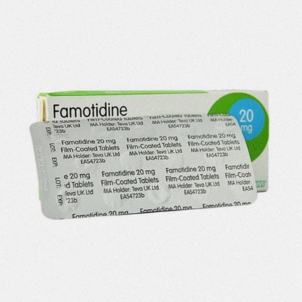 Pack de Famotidine et blister – traitement anti-acide