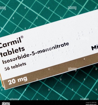Acheter Isosorbide - illustration d'un comprimé et d'une boîte de médicament