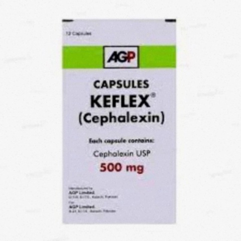 Commander Keflex en ligne - illustration capsule et blister