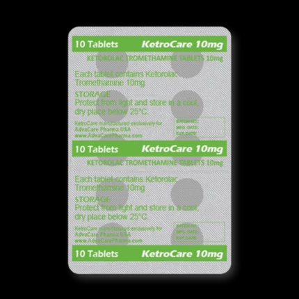 Achat Ketorolac - comprimés et boîte