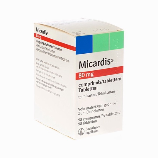 Acheter Micardis - Illustration de comprimés et boîte Micardis