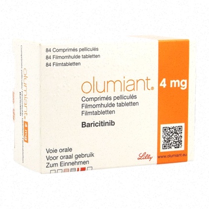 Achat Olumiant - Illustration comprimés et boîte
