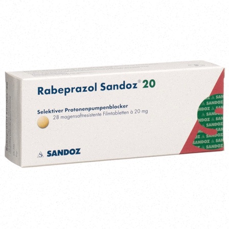 Boîte de Rabeprazole et flacon