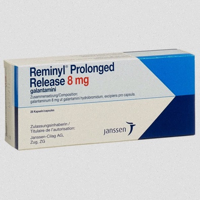 Achat Reminyl - Illustration du comprimé et d'un flacon