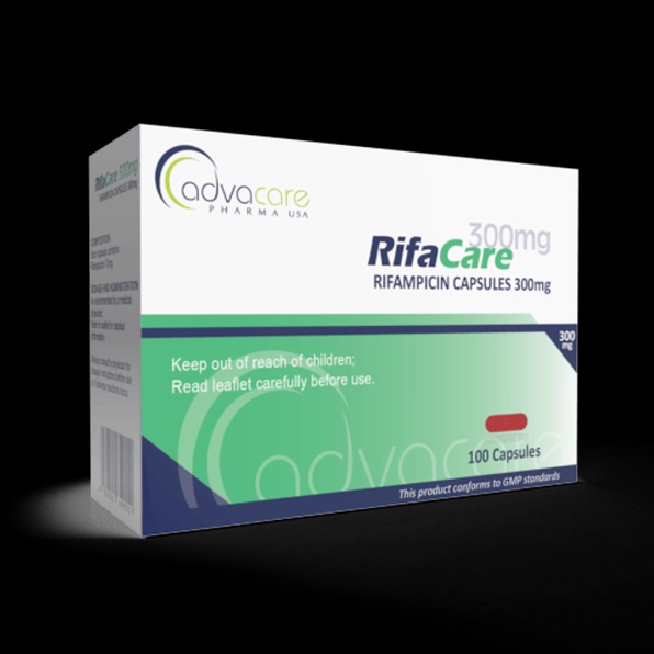 Acheter Rifampin - Illustration d'une boîte de comprimés Rifampin