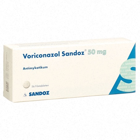 Achat Voriconazole - Illustration d’un flacon et de gélules antifongiques