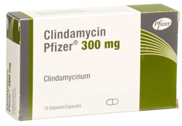 Boîte de Clindamycine et notice de médicament